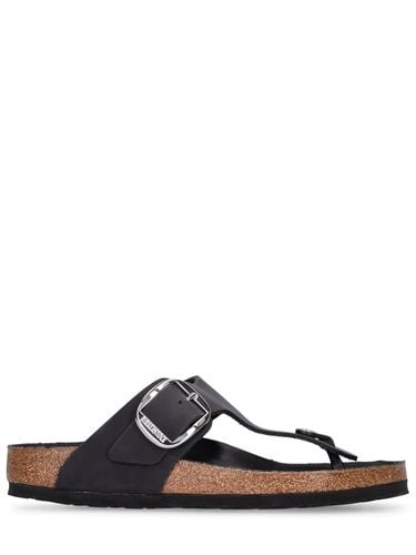 Gizeh Big Buckle Oiled Leather Sandals - BIRKENSTOCK - Modalova