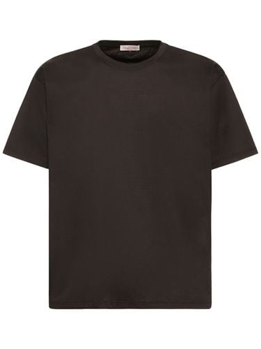 Cotton Jersey T-shirt - VALENTINO - Modalova