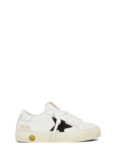 Sneakers May De Piel Con Cordones - GOLDEN GOOSE - Modalova