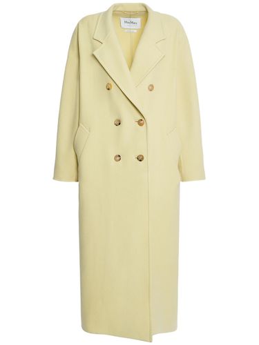 Aia Wool Blend Double Breasted Long Coat - MAX MARA - Modalova