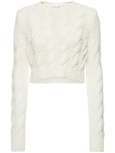 Sfinge Cable Knit Crop Top - MAX MARA - Modalova