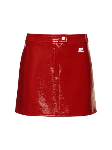 Vinyl Mini Skirt - COURREGES - Modalova