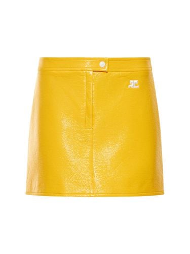 Vinyl Mini Skirt - COURREGES - Modalova