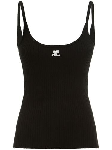 Knit Tank Top - COURREGES - Modalova