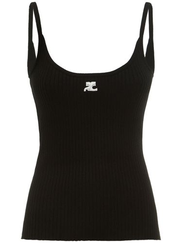 Top De Punto Sin Mangas - COURREGES - Modalova