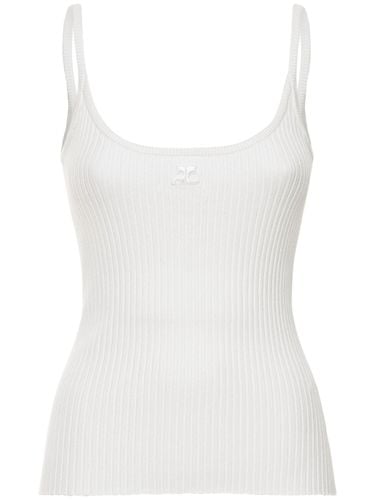 Knit Tank Top - COURREGES - Modalova