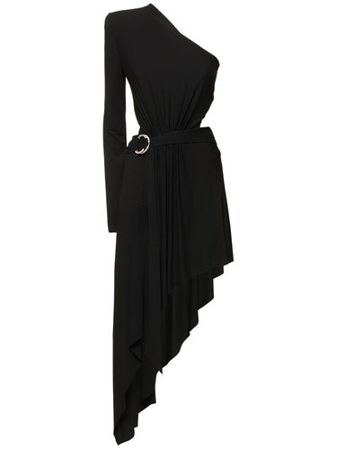 Draped One Shoulder Midi Dress - ALEXANDRE VAUTHIER - Modalova