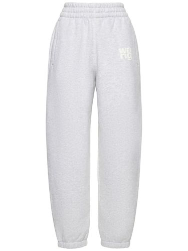 Essential Cotton Terry Sweatpants - ALEXANDER WANG - Modalova