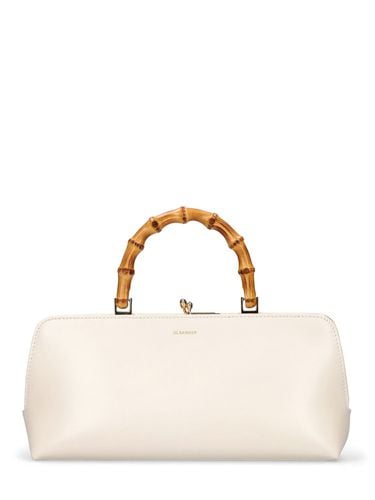 Sm Goji Leather Top Handle Bag - JIL SANDER - Modalova