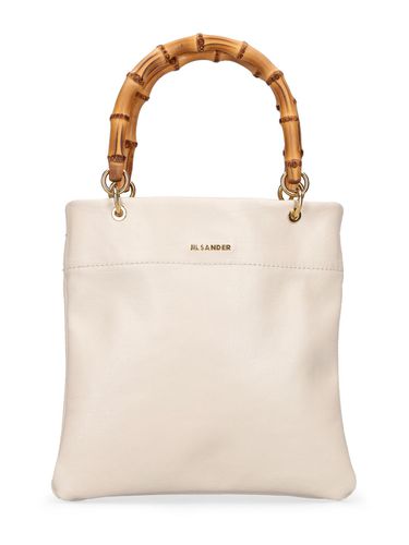 Small Smooth Leather Tote Bag - JIL SANDER - Modalova