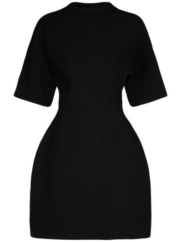 Liight Compact Viscose Dress - BALENCIAGA - Modalova