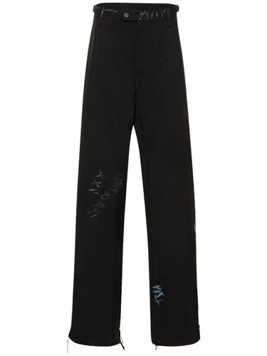 Barathea Fluid Wool Skater Pants - BALENCIAGA - Modalova