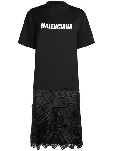 Vintage Jersey Mini T-shirt Slip Dress - BALENCIAGA - Modalova