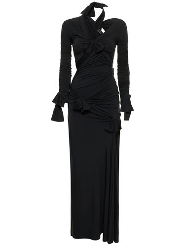 Stretch Jersey Knot Gown - BALENCIAGA - Modalova