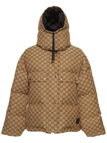 Exquisite Cotton Blend Down Jacket - GUCCI - Modalova