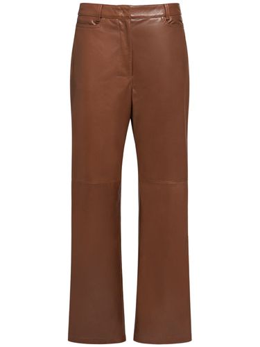 Ulla Leather Straight Pants - 'S MAX MARA - Modalova