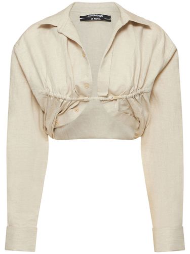 La Chemise Machou Cotton & Linen Shirt - JACQUEMUS - Modalova