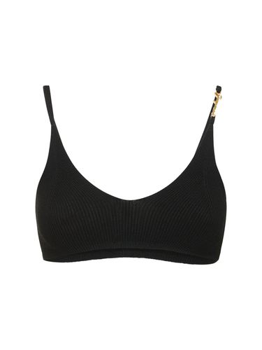 Le Bandeau Pralu Logo Crop Top - JACQUEMUS - Modalova