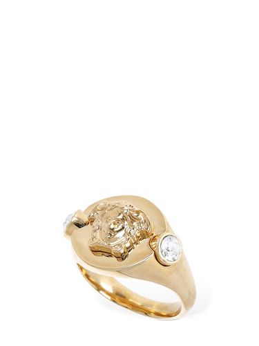 Icon Medusa Crystal Ring - VERSACE - Modalova