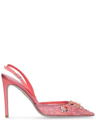 Mm Embellished Lace Slingback Pumps - RENÉ CAOVILLA - Modalova