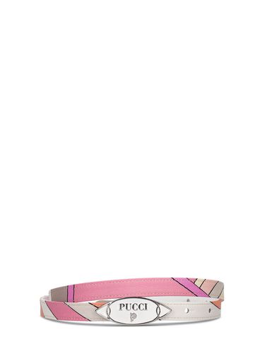 Printed Silk Twill Belt - PUCCI - Modalova