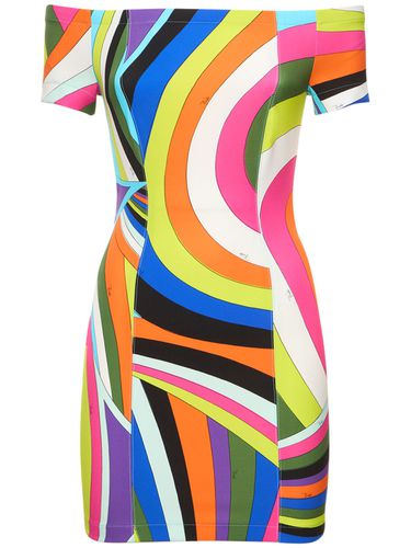 Iride Printed Tech Cady Mini Dress - PUCCI - Modalova