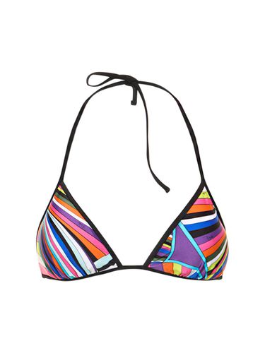 Iride Printed Lycra Bikini Top - PUCCI - Modalova