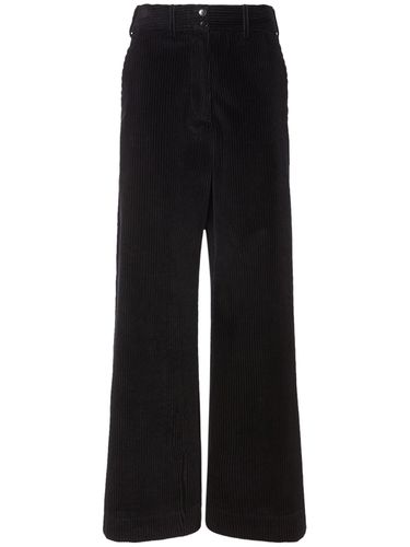 Corduroy Cotton Mid Rise Wide Pants - ETRO - Modalova