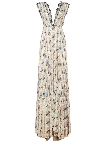 Printed Paisley Crepe Maxi Dress - ETRO - Modalova