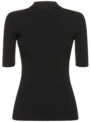 Compact Rib Knit Technical Top - STELLA MCCARTNEY - Modalova