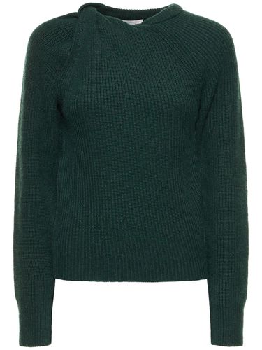 Cashmere Rib Knit Twisted Sweater - STELLA MCCARTNEY - Modalova