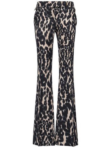 Leo Hopsack Printed Flared Pants - TOM FORD - Modalova