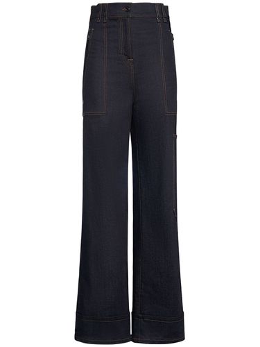 Denim High Waist Wide Jeans - TOM FORD - Modalova