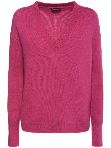 Chunky Wool & Cashmere Knit Sweater - TOM FORD - Modalova