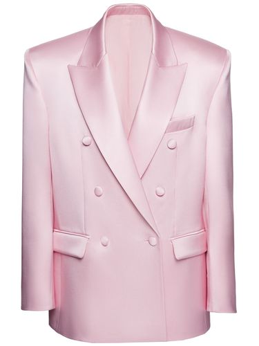 Oversized Silk Satin Blazer - MAGDA BUTRYM - Modalova