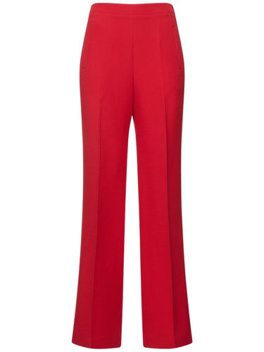 Wide Leg Silk & Wool Pants - ROLAND MOURET - Modalova