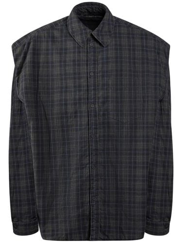 Camicia In Cotone / Maniche Rimovibili - BALENCIAGA - Modalova