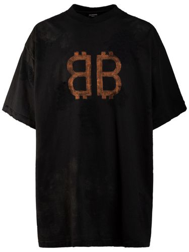 Cotton Jersey T-shirt - BALENCIAGA - Modalova