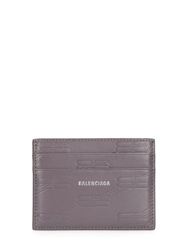 Kartenhülle Aus Leder Mit Bb-monogramm - BALENCIAGA - Modalova