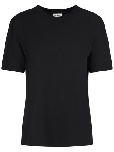 Cotton T-shirt - SAINT LAURENT - Modalova