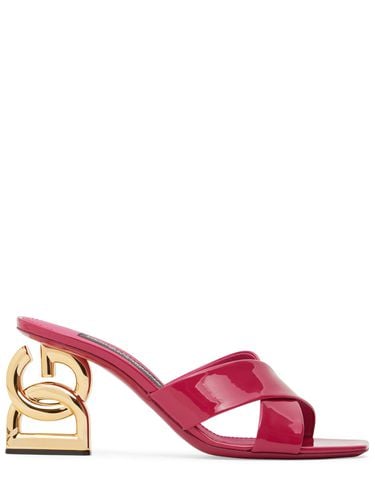 Mm Patent Leather Mules Sandals - DOLCE & GABBANA - Modalova