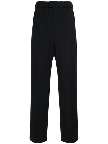 Light Wool Twill Wide Leg Pants - BOTTEGA VENETA - Modalova