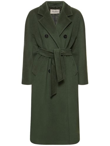 Madame Double Breasted Wool Long Coat - MAX MARA - Modalova