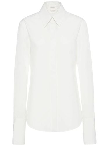 Oste Fitted Cotton Poplin Shirt - SPORTMAX - Modalova