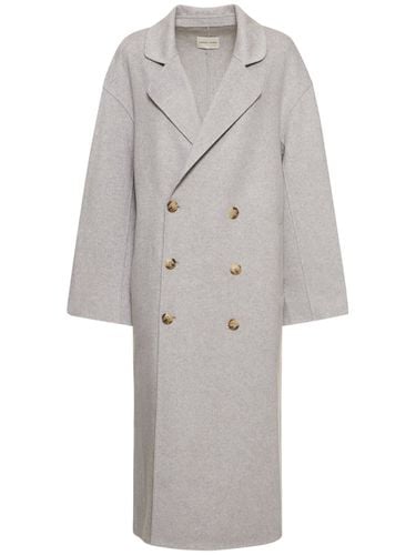 Borneo Double Breast Wool Long Coat - LOULOU STUDIO - Modalova