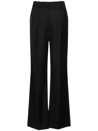 Sbiru Flared Wool Pants - LOULOU STUDIO - Modalova