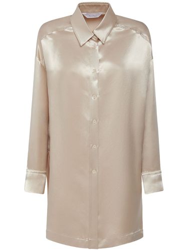 Bacio Oversize Satin Shirt - MAX MARA - Modalova