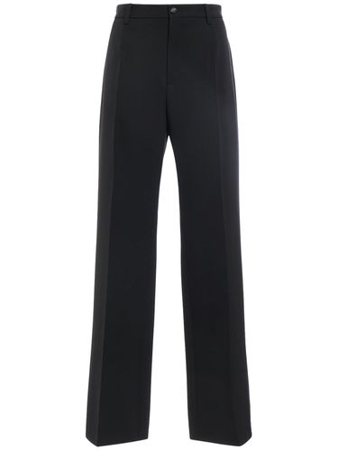 High Waist Wool Flared Pants - DOLCE & GABBANA - Modalova