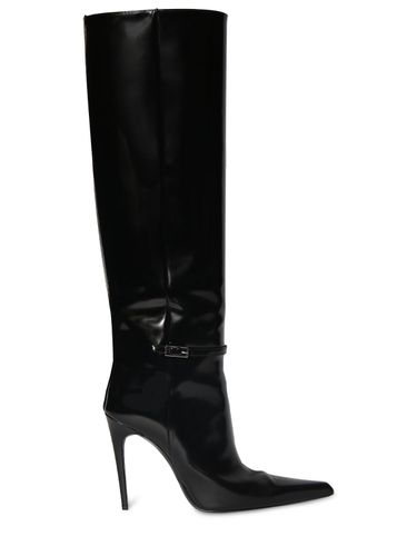 Mm Vendome Leather Buckle Boots - SAINT LAURENT - Modalova