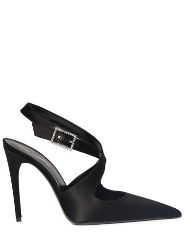 Mm Spontini Satin Slingback Pumps - SAINT LAURENT - Modalova